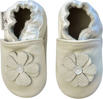 Krabbelschuhe POP FLOWER CREAM für Mädchen, Classic Z