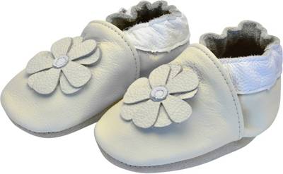Krabbelschuhe POP FLOWER CREAM für Mädchen, Classic Z 2