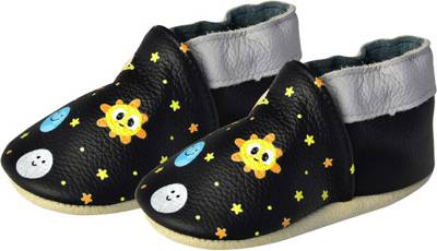 Krabbelschuhe PLANETS BROWN für Jungen, Classic Z 2