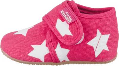 Living Kitzbühel, Baby Hausschuhe für Mädchen, Sterne, pink Living Kitzbühel Baby Hausschuhe, Verschluss