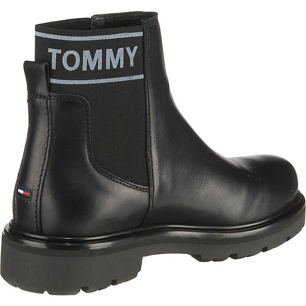 Chelsea Chelsea Schwarz Tommy Jeans Boots Tommy Jeans SBFqx7p