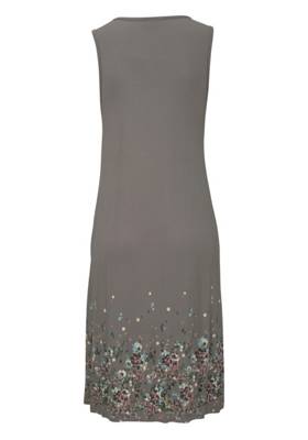 Beachtime, Beachtime Strandkleid mit Blumenprint, grau Beachtime, Beachtime Strandkleid mit Blumenprint, grau