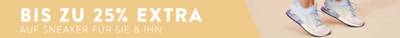 Bis zu 25 % Rabatt auf Sneaker für Damen & Herren