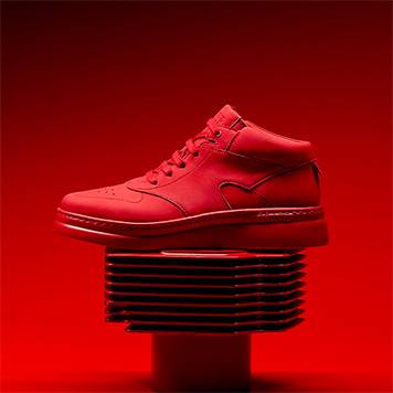 Sneaker in rot
