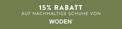 -15% Rabatt auf nachhaltige Schuhe von WODEN
